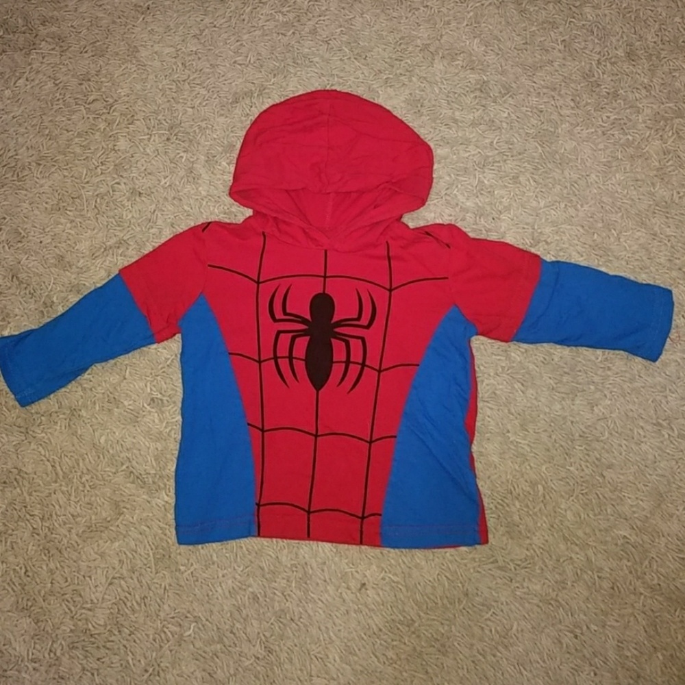 Marvel Spiderman 3T Hoodie Long Sleeve Shirt